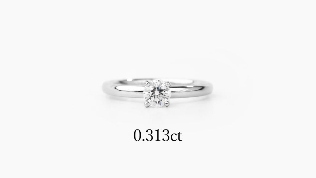 0.2～0.4ct（平均サイズ）の婚約指輪の種類と特徴
