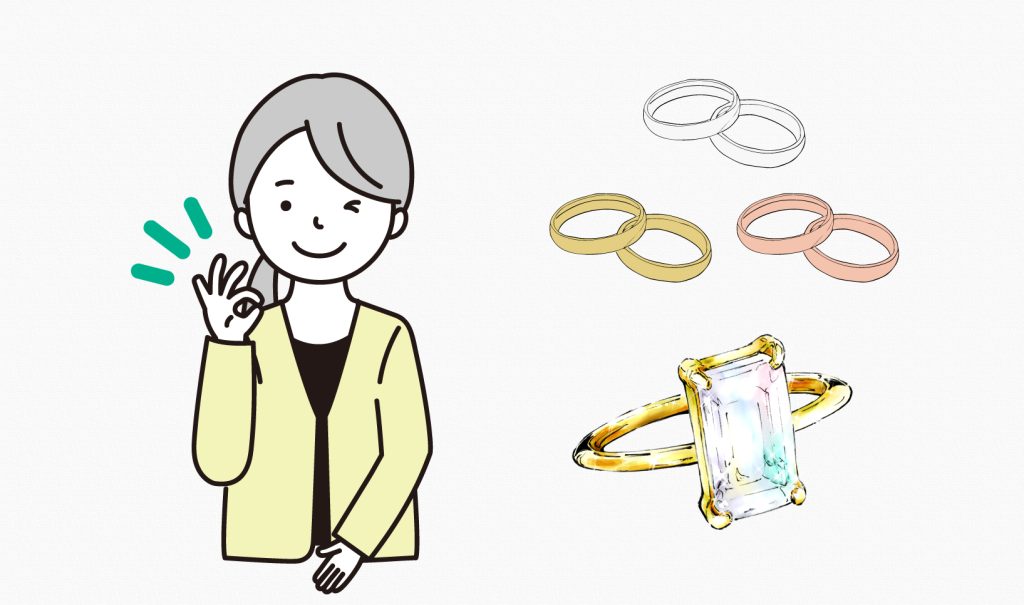 婚約・結婚指輪の平均的な選び方とは？