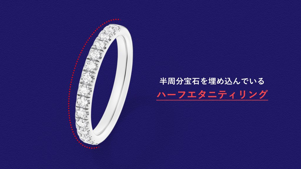 ハーフエタニティリングの定義