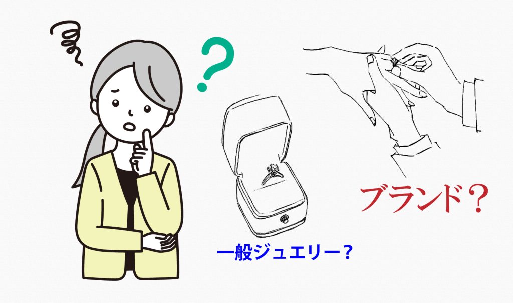 ブランドと一般ジュエリーショップ、どちらが自分に合っている？