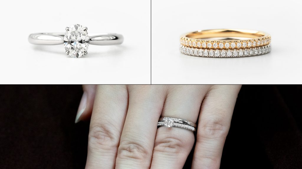 普段使いできる婚約指輪のデザイン例
