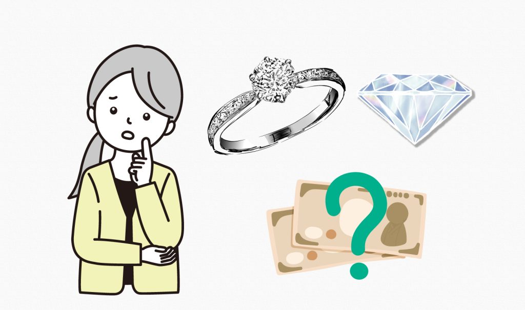 婚約指輪はいくらで買える?