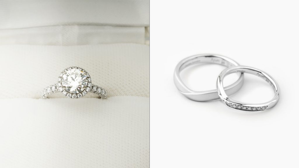 婚約指輪と結婚指輪の違い