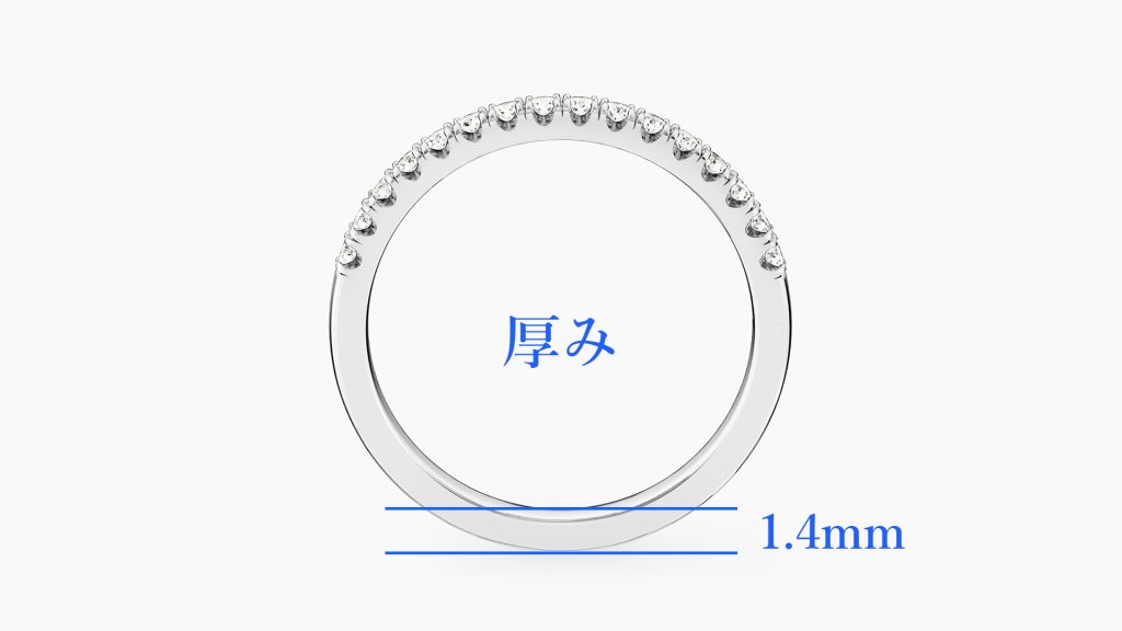 耐久性（厚み・石留め）