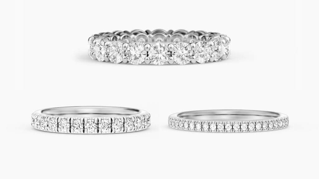 ダイヤの大きさ別