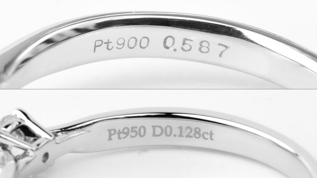 Pt950と900について